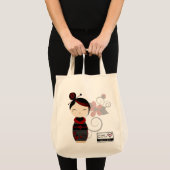 Gothic Kokeshi Grocery Tas (Voorkant (product))