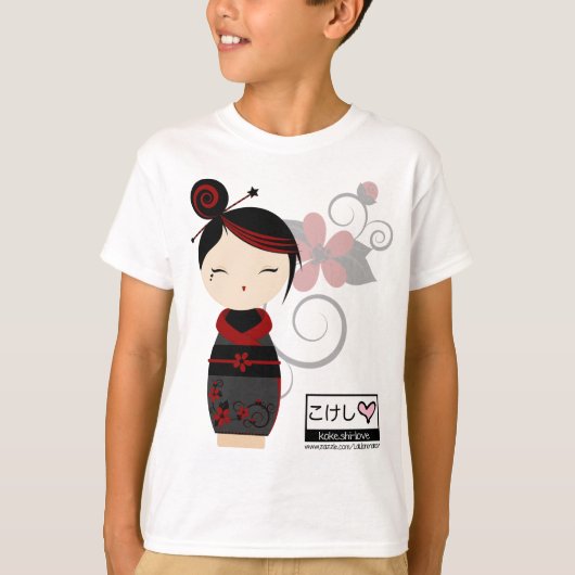 Gothic Kokeshi Kind T-shirt (Voorkant)