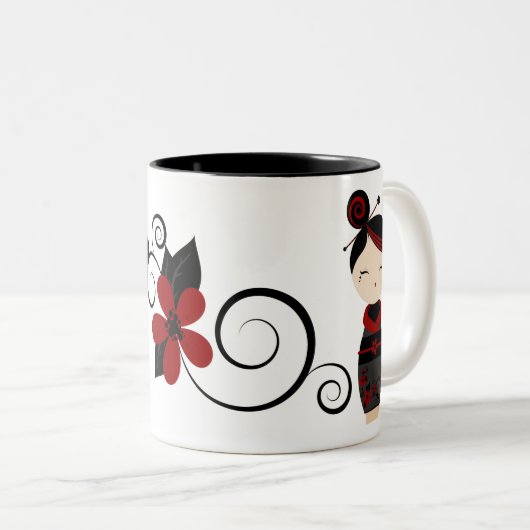 Gothic Kokeshi Mok (Voorkant rechts)