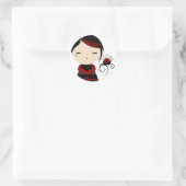 Gothic Kokeshi Sticker (Tas)