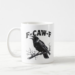 Gothic Kraai Humor F-Caw-F Grappig Essential Koffiemok