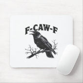 Gothic Kraai Humor F-Caw-F Grappig Essentieel Muismat (Met muis)