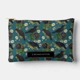 Gothic Kraaien & Zwarte Rozen Diep Blauwgroen Patr Etui