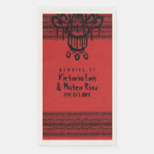 Gothic Lace Chandelier Red Black Servet (Voorkant)