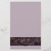 Gothic Lace Custom Monograery Briefpapier (Achterkant)