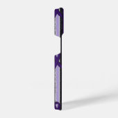 Gothic Lace Floral Lavender Epilepsy Awareness iPhone Hoesje (Rechterkant)