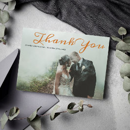 Gothic Lace Halloween Sinaasappel Zwart Dank je ka Bedankkaart