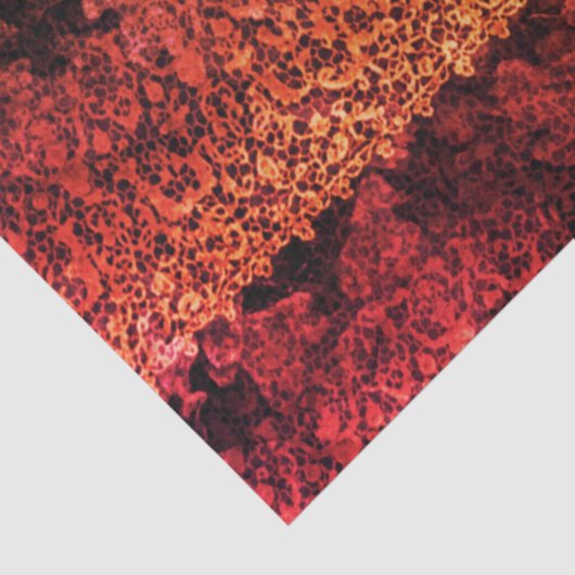 Gothic Lace Red-ontkoppeling Tissuepapier (Detail)