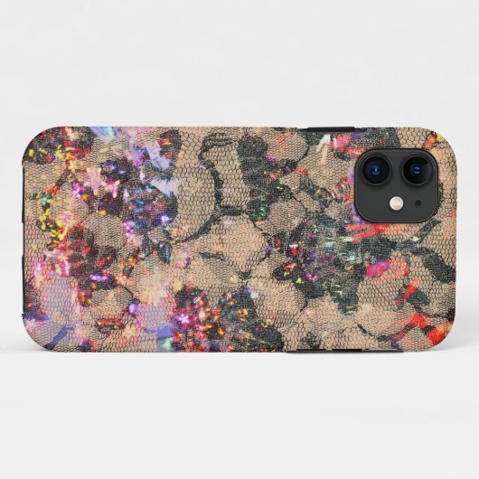 Gothic Lace Rozen Case-Mate iPhone Case (Achterkant (horizontaal))