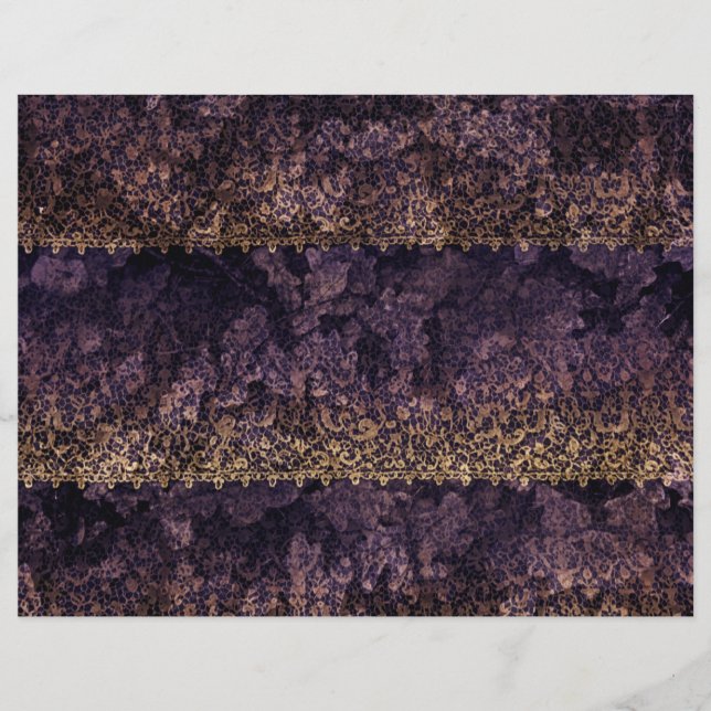 Gothic Lace Scrapbook Junkjournal (Voorkant)