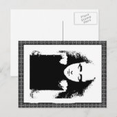 Gothic Lady Briefkaart (Voorkant / Achterkant)