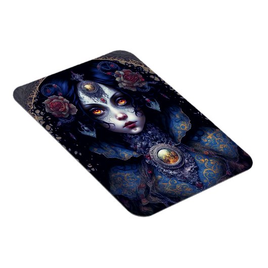 Gothic Lady Gothic Fantasy Art Magneet (Rechterzijde)