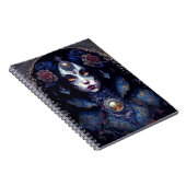 Gothic Lady Gothic Fantasy Art Notitieboek (Rechterzijde)