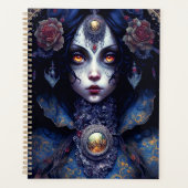 Gothic Lady Gothic Fantasy Art Planner (Voorkant)