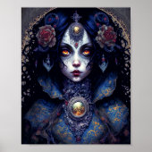 Gothic Lady Gothic Fantasy Art Poster (Voorkant)