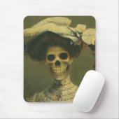 Gothic Lady Skeleton Mousepad Muismat (Met muis)