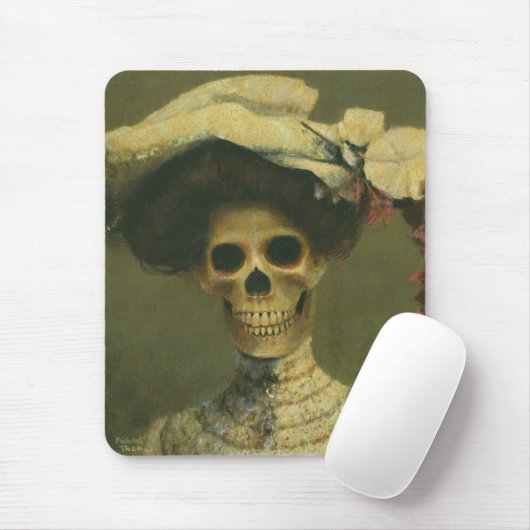 Gothic Lady Skeleton Mousepad Muismat (Met muis)