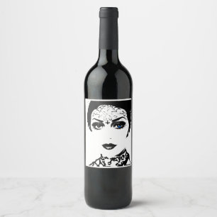 Gothic Lady Wine Wijn Etiket