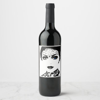 Gothic Lady Wine Wijn Etiket