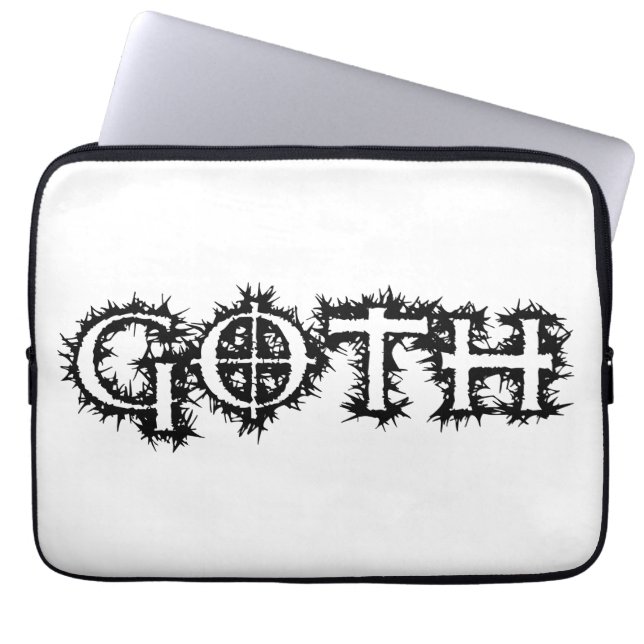 Gothic Laptop Sleeve (Voorkant)