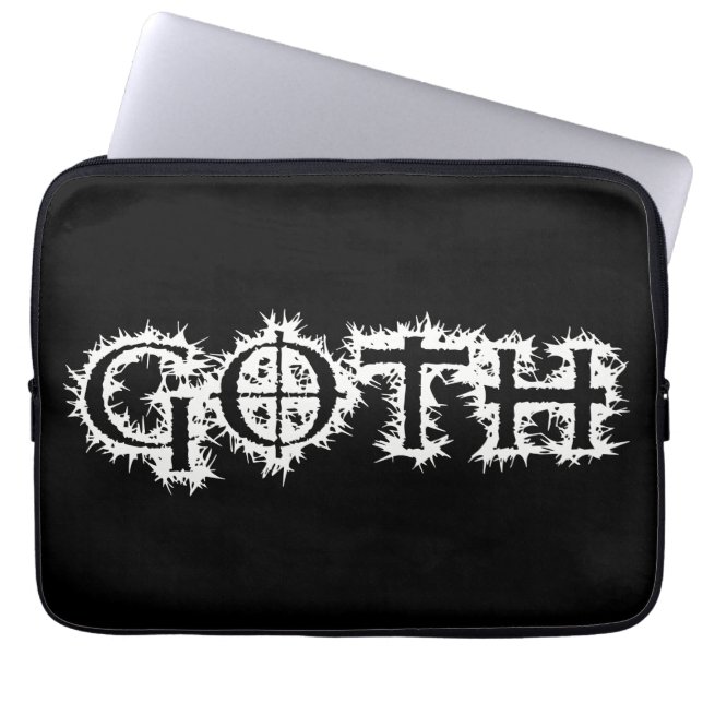Gothic Laptop Sleeve (Voorkant)