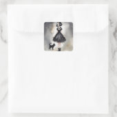 Gothic LBD Sticker voor Dark Elegance (Tas)