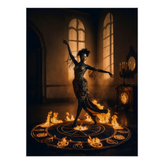 Gothic Leo – Vuurdans van de Ziel Perfect Poster