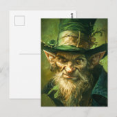 Gothic Leprechaun Briefkaart (Voorkant / Achterkant)