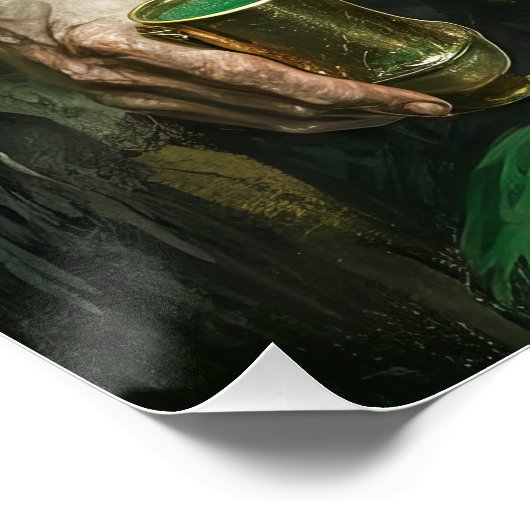 Gothic Leprechaun Perfect Poster (Hoek)