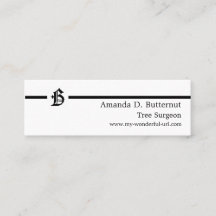 Gothic Letter "B" Classic English Initiaal