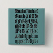 Gothic Letters Button (Voorkant)