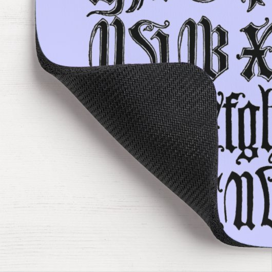 Gothic Letters Muismat (Hoek)