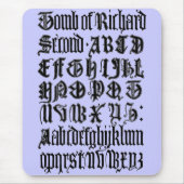 Gothic Letters Muismat (Voorkant)