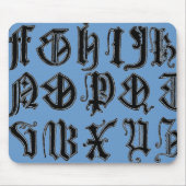 Gothic Letters Muismat (Voorkant)