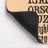 Gothic Letters Muismat (Hoek)