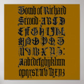 Gothic Letters Poster (Voorkant)