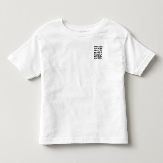 Gothic Letters Shirt (Voorkant)
