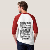 Gothic Letters Shirt (Achterkant volledig)