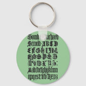 Gothic Letters Sleutelhanger (Voorkant)
