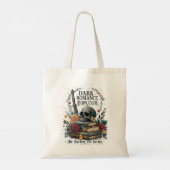 Gothic lezer, pittige romantiek lezer tote bag (Achterkant)