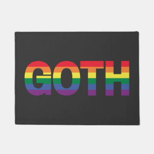 Gothic LGBTQ+ Regenbogen Deurmat