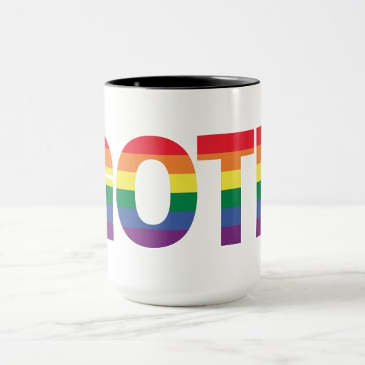 Gothic LGBTQ+ Regenbogen Mok (Midden)