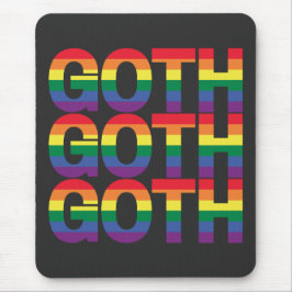 Gothic LGBTQ+ Regenbogen Muismat