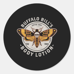 Gothic Lichaamslotion Sterfgevallen Hoofdmot Verdr Ronde Sticker