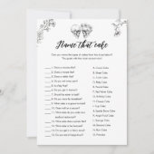 GOTHIC LIEFDE Naam Die Taart Vrijgezellenfeest Spe Kaart (Voorkant)