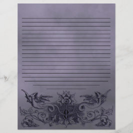 Gothic Light Paars Dragon Alchemy Spell Page