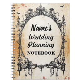 Gothic Lijst Cream Notebook Weduwen Planning Note Notitieboek