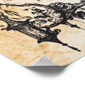 Gothic Lijst Table Plan Wedding Poster Seating (Hoek)