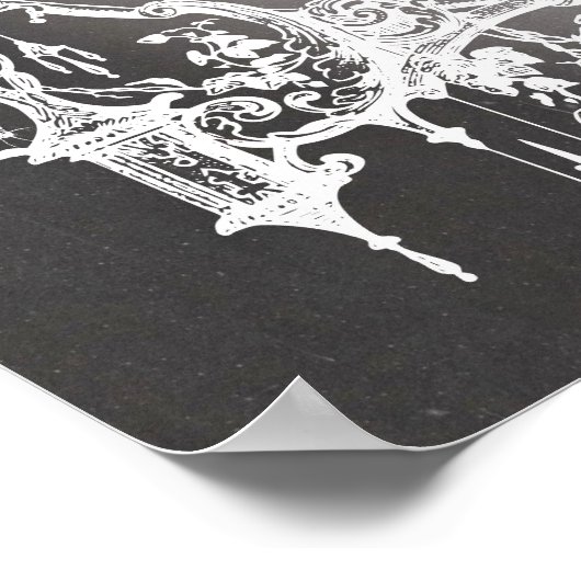 Gothic Lijst Table Plan Wedding Poster Seating (Hoek)