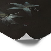 Gothic Lilies Flowers Candlelight Castle Art, Dark Poster (Hoek)